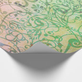 Antique ARTs Ornament Pattern für Ihr Design Geschenkpapier (Ecke)