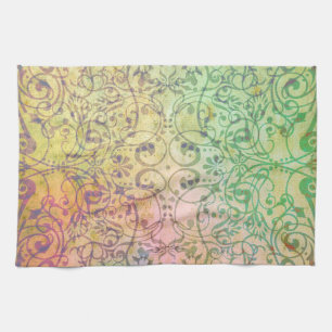 Antique ARTs Ornament Pattern für Ihr Design Geschirrtuch