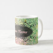 Antique ARTs Ornament Pattern für Ihr Design Kaffeetasse (VorderseiteRechts)