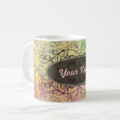 Antique ARTs Ornament Pattern für Ihr Design Kaffeetasse (Vorderseite Links)