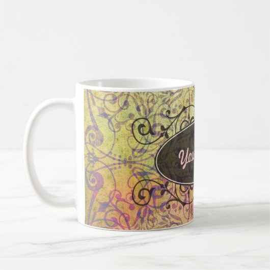 Antique ARTs Ornament Pattern für Ihr Design Kaffeetasse (Links)