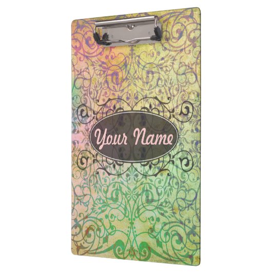 Antique ARTs Ornament Pattern für Ihr Design Klemmbrett (Links)