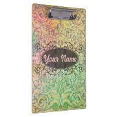 Antique ARTs Ornament Pattern für Ihr Design Klemmbrett (Rechts)