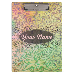 Antique ARTs Ornament Pattern für Ihr Design Klemmbrett