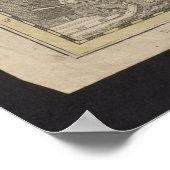 Antique Asia Map 1700, China Poster (Ecke)