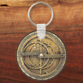 Antique Astrolabe 2 Schlüsselanhänger (Vorderseite)