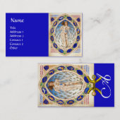 ANTIQUE ASTROLOGIE UND ZODIAKALE ZEICHEN Astrologe Visitenkarte (Vorne/Hinten)