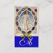 ANTIQUE ASTROLOGIE UND ZODIAKALE ZEICHEN Astrologe Visitenkarte (Rückseite)