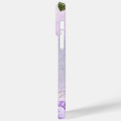 ANTIQUE AUSSICHTSKRIPT UND BLUME Case-Mate iPhone HÜLLE (Rückseite / Links)