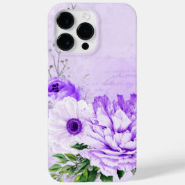 ANTIQUE AUSSICHTSKRIPT UND BLUME Case-Mate iPhone 14 PRO MAX HÜLLE