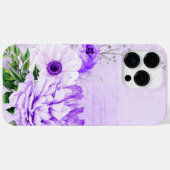 ANTIQUE AUSSICHTSKRIPT UND BLUME Case-Mate iPhone HÜLLE (Rückseite (Horizontal))