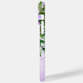 ANTIQUE AUSSICHTSKRIPT UND BLUME Case-Mate iPhone HÜLLE (Rückseite / Links)