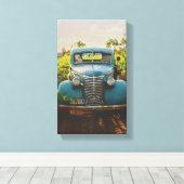 ANTIQUE AUTO LEINWAND FARMHOUSE WALL DECOR (Insitu (Holzboden))