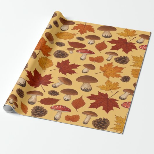 Antique Autumn Style Old World Elegance Geschenkpapier (Ungerollt)
