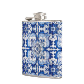 Antique Azulejo Pattern Flachmann (Links)