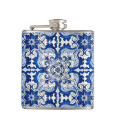 Antique Azulejo Pattern Flachmann (Vorderseite)