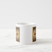 Antique Backgammon Game Board von Ethan Harper Espressotasse (Vorderseite)