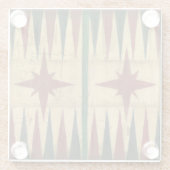 Antique Backgammon Game Board von Ethan Harper Glasuntersetzer (Rückseite)