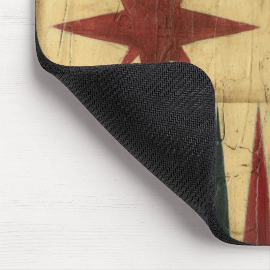 Antique Backgammon Game Board von Ethan Harper Mousepad (Ecke)