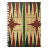 Antique Backgammon Game Board von Ethan Harper Notizblock (Vorderseite)