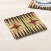 Antique Backgammon Game Board von Ethan Harper Rechteckiger Pappuntersetzer (angewinkelt)