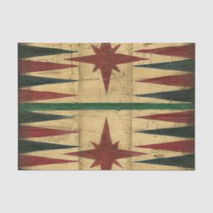 Antique Backgammon Game Board von Ethan Harper Seidenpapier