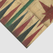 Antique Backgammon Game Board von Ethan Harper Seidenpapier (Ausschnitt)