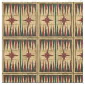 Antique Backgammon Game Board von Ethan Harper Stoff (Muster)