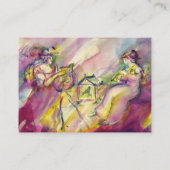 ANTIQUE BAKCHANALSZENE MIT MUSIK VISITENKARTE (Rückseite)