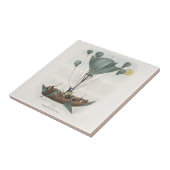 Antique Balloon Air Ship Artwork Fliese (Seite)