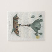 Antique Balloon Air Ship Artwork Puzzle (Horizontal)