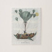 Antique Balloon Air Ship Artwork Puzzle (Vertikal)