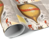 Antique Balloon labeled "H. Lachambre", 1880 Geschenkpapier (Rolleneckpunkt)