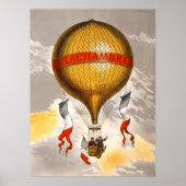 Antique Balloon labeled "H. Lachambre", 1880 Poster (Vorne)