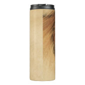 Antique Baseball Player Pitcher Windup Thermosbecher (Rückseite)