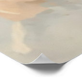 Antique Beige Vintage Pattern Decorative Poster 3  (Ecke)