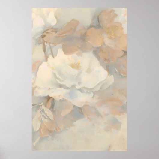 Antique Beige Vintage Pattern Decorative Poster 3  (Vorne)