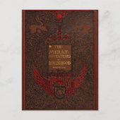 Antique Binding Robin Hood Book Cover Postkarte (Vorderseite)