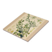 Antique Blackthorn Botanische Print Blume Berry Fliese (Seite)