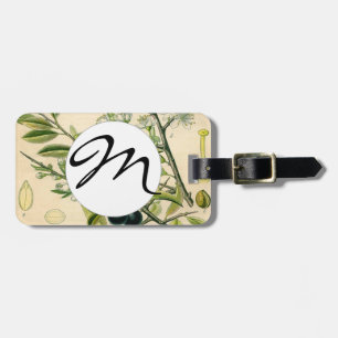 Antique Blackthorn Botanische Print Blume Berry Gepäckanhänger