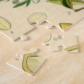 Antique Blackthorn Botanische Print Blume Berry Puzzle (Seite)