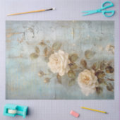 Antique Blue Romance Design Serie 1 Seidenpapier (Basteln)