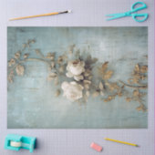 Antique Blue Romance Design Serie 5 Seidenpapier (Basteln)