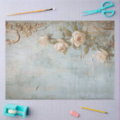 Antique Blue Romance Design Serie 9 Seidenpapier (Basteln)