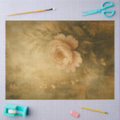 Antique Blush Peony – Floral Background Decoupage Seidenpapier (Basteln)