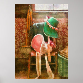 Antique - Bonnets Poster
