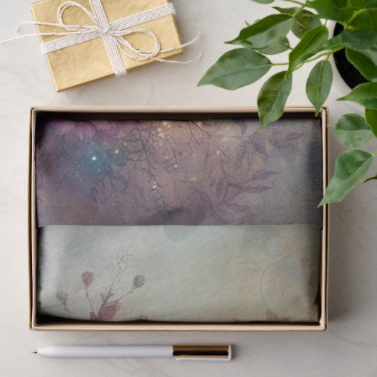 Antique Botanical Hummingbird Art Decoupage Seidenpapier (Geschenk)