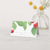 Antique Botany Wedding Platzkarte (Vorderseite)