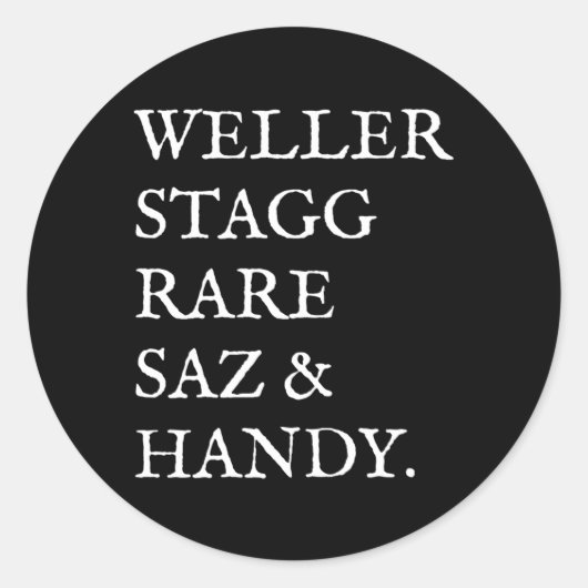 Antique Bourbon Whiskey by Bigshakir Btac Runder Aufkleber (Vorderseite)