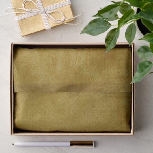 Antique Brushed Gold Tissue Paper Seidenpapier (Geschenk)